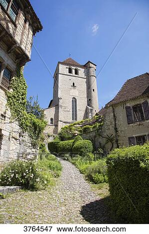 Saint Cirq Lapopie, Lot department, Languedoc-Roussillon, Midi-Pyrenees, France View Large Photo Image Stock Photo - Saint Cirq Lapopie, Lot department, Languedoc-Roussillon, Midi-Pyrenees, France. Fotosearch