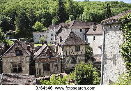 Saint Cirq Lapopie, Lot department, Languedoc-Roussillon, Midi-Pyrenees, France View Large Photo Image Stock Photograph - Saint Cirq Lapopie, Lot department, Languedoc-Roussillon, Midi-Pyrenees, France. Fotosearch