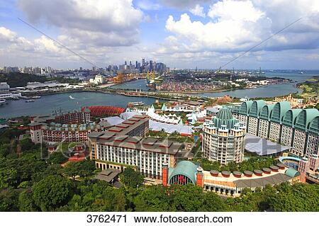 Singapor, Sentosa island. Resorts World Sentosa Singapore View Large Photo Image Stock Image - Singapor, Sentosa island. Resorts World Sentosa Singapore. Fotosearch