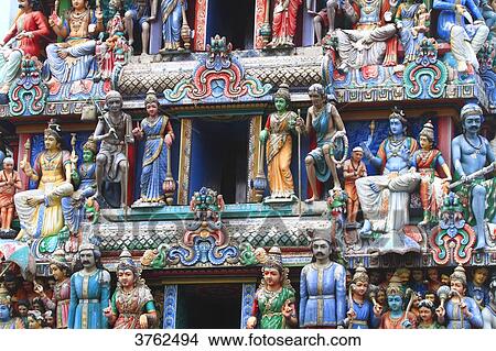 Singapore, Chinatown, South bridge road, hindu temple Sri Mariamman View Large Photo Image Picture - Singapore, Chinatown, South bridge road, hindu temple Sri Mariamman. Fotosearch