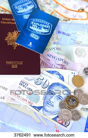 Singapour, Singapore dollars. View Large Photo Image Stock Image - Singapour, Singapore dollars.. Fotosearch