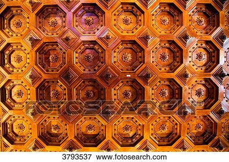 Solid wood ceiling of the palace La Quinta da regaleira, Sintra, Lisbon area, Portugal View Large Photo Image Stock Photo - Solid wood ceiling of the palace La Quinta da regaleira, Sintra, Lisbon area, Portugal. Fotosearch