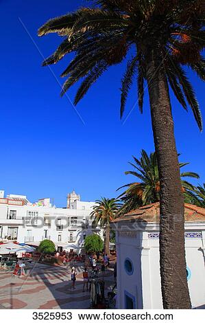 Spain, Andalusia, Tarifa, Paseo de la Alameda View Large Photo Image Stock Image - Spain, Andalusia, Tarifa, Paseo de la Alameda. Fotosearch