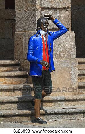 Spain, Galicia. Ribadeo. Historical centre. Staue of Marquis de Sargadelos in front of Pazo de Ibanez, Ribadeo city hall. View Large Photo Image Stock Photo - Spain, Galicia. Ribadeo. Historical centre. Staue of Marquis de Sargadelos in front of Pazo de Ibanez, Ribadeo city hall.. Fotosearch