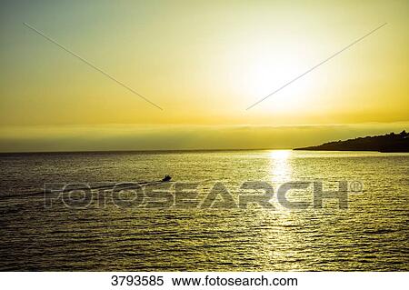 Stock Photography - Sunset, near Boca do Inferno (Hell's Mouth), Cascais, Lisbon area, Portugal. Fotosearch
