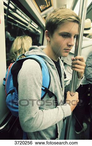 Stock Photograph - Teen going to school.. Fotosearch