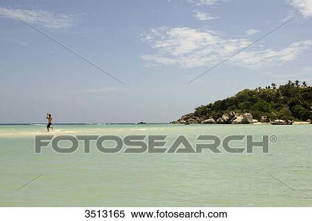 Thailand, Gulf of Thailand, Beach of Chalok bay, Koh Tao island View Large Photo Image Stock Photography - Thailand, Gulf of Thailand, Beach of Chalok bay, Koh Tao island. Fotosearch