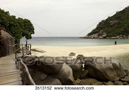 Thailand, Gulf of Thailand, Main beach of Koh Nang Yuan island View Large Photo Image Stock Image - Thailand, Gulf of Thailand, Main beach of Koh Nang Yuan island. Fotosearch
