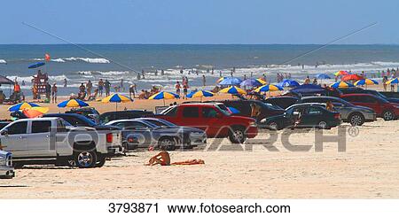 USA, Florida, Daytona Beach. Car on the beach. View Large Photo Image Stock Image - USA, Florida, Daytona Beach. Car on the beach.. Fotosearch