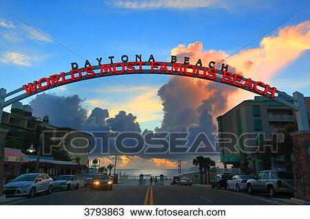 USA, Florida, Daytona Beach. View Large Photo Image Stock Image - USA, Florida, Daytona Beach.. Fotosearch