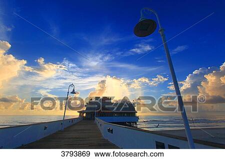 USA, Florida, Daytona Beach. The Pier. View Large Photo Image Stock Photo - USA, Florida, Daytona Beach. The Pier.. Fotosearch