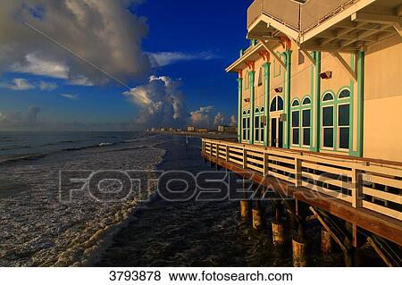 USA, Florida, Daytona Beach. The Pier. View Large Photo Image Stock Photo - USA, Florida, Daytona Beach. The Pier.. Fotosearch