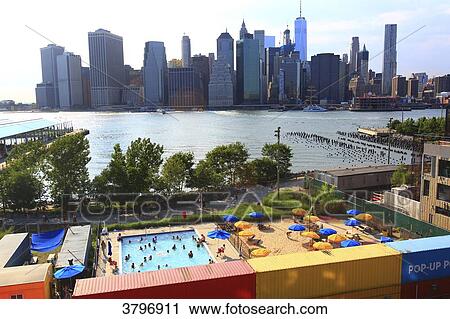 Usa, New-York City. Brooklyn beach View Large Photo Image Stock Image - Usa, New-York City. Brooklyn beach. Fotosearch