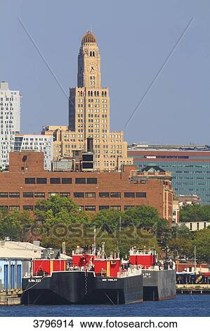 Usa, New-York City. Brooklyn. Clock Tower Building View Large Photo Image Picture - Usa, New-York City. Brooklyn. Clock Tower Building. Fotosearch