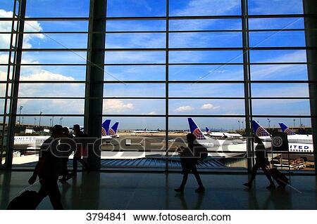 Usa, New-York. International Newark-Liberty airport. View Large Photo Image Stock Image - Usa, New-York. International Newark-Liberty airport.. Fotosearch