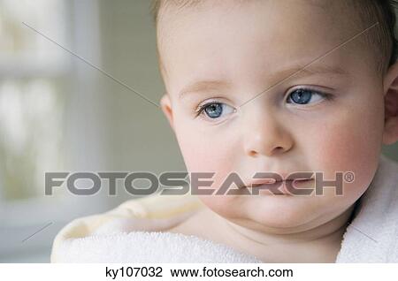 Portrait of a baby View Large Photo Image Stock Image - Portrait of a baby. Fotosearch
