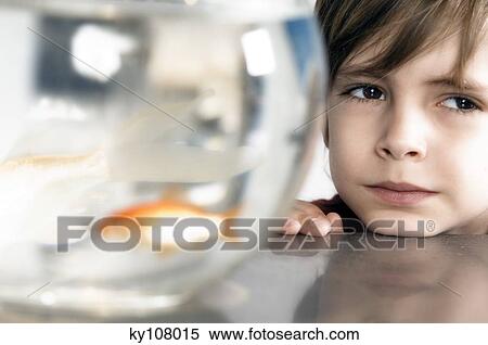 Little boy and aquarium View Large Photo Image Stock Photography - Little boy and aquarium. Fotosearch