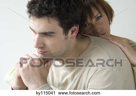 Portrait of a sad looking couple View Large Photo Image Stock Image - Portrait of a sad looking couple. Fotosearch