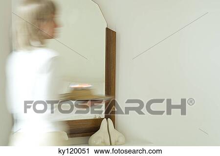 Woman carrying a birthday cake View Large Photo Image Stock Image - Woman carrying a birthday cake. Fotosearch