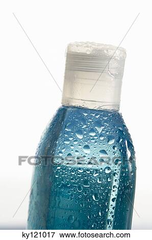 Bottle with waterdrops, close-up View Large Photo Image Stock Photo - Bottle with waterdrops, close-up. Fotosearch