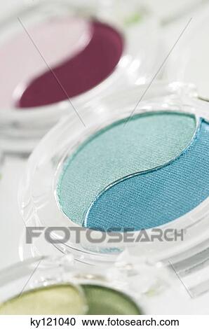 Eye-shadow boxes, close-up View Large Photo Image Stock Image - Eye-shadow boxes, close-up. Fotosearch