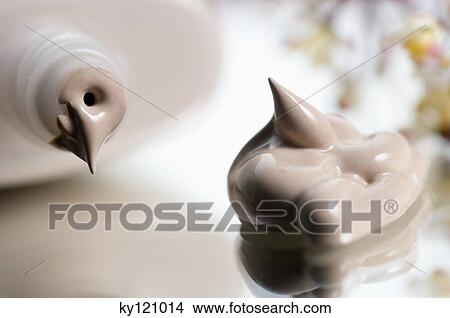 Foundation cream, close-up View Large Photo Image Picture - Foundation cream, close-up. Fotosearch