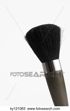 Stock Image - Make-up brush, close-up. Fotosearch