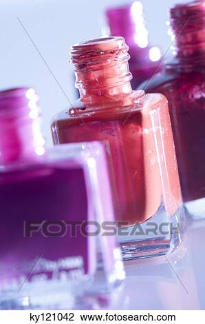 Stock Image - Nail polish, close-up. Fotosearch