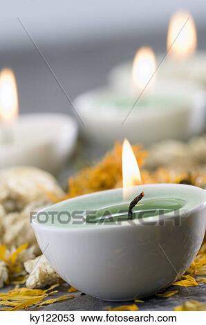 Candles, close-up View Large Photo Image Stock Image - Candles, close-up. Fotosearch