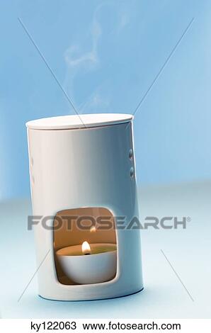 Essential oil burner, close-up View Large Photo Image Stock Image - Essential oil burner, close-up. Fotosearch