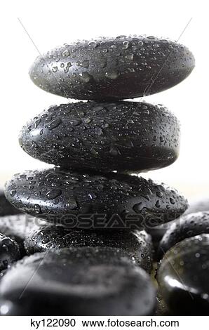 Peebles and waterdrops, close-up View Large Photo Image Stock Image - Peebles and waterdrops, close-up. Fotosearch