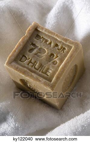 Soap on a towel, close-up View Large Photo Image Stock Image - Soap on a towel, close-up. Fotosearch
