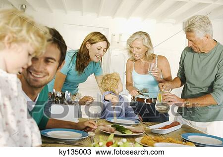 Family at home View Large Photo Image Stock Image - Family at home. Fotosearch