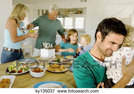 Family at home View Large Photo Image Stock Photo - Family at home. Fotosearch