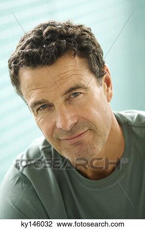 Stock Image - Man's portrait. Fotosearch