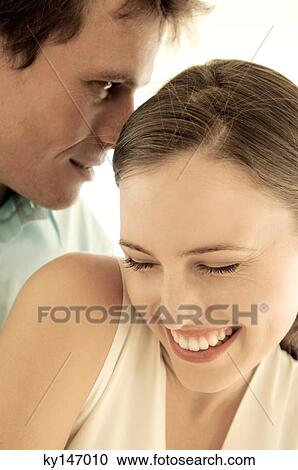 Portrait of smiling couple View Large Photo Image Stock Image - Portrait of smiling couple. Fotosearch