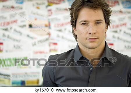 Stock Image - Portrait of a mid adult man. Fotosearch