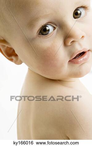 Portrait of a baby boy smiling View Large Photo Image Stock Photograph - Portrait of a baby boy smiling. Fotosearch
