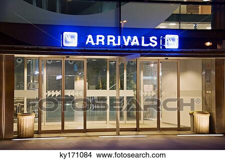 Airport arrivals View Large Photo Image Picture - Airport arrivals. Fotosearch