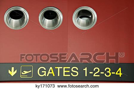 Airport signs View Large Photo Image Stock Image - Airport signs. Fotosearch