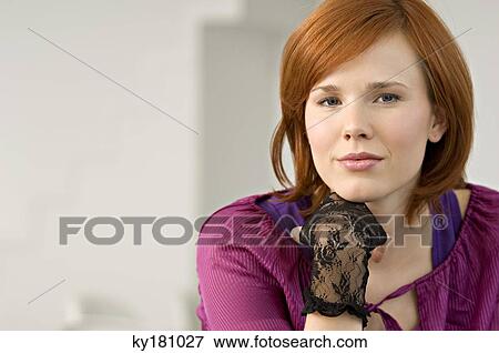 Portrait of a young woman View Large Photo Image Stock Photo - Portrait of a young woman. Fotosearch