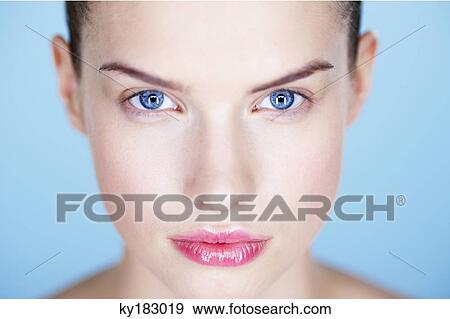 Portrait of young woman View Large Photo Image Stock Photo - Portrait of young woman. Fotosearch