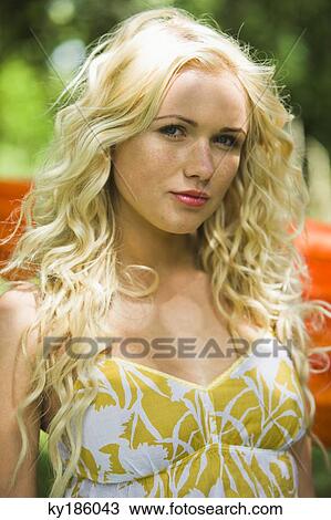 Portrait of a young woman View Large Photo Image Stock Image - Portrait of a young woman. Fotosearch