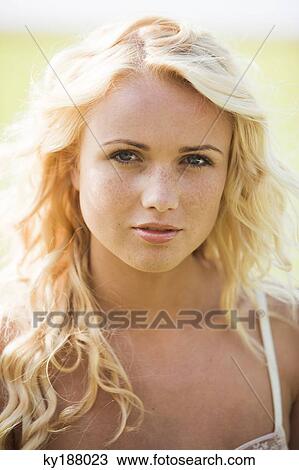 Portrait of a young woman View Large Photo Image Stock Image - Portrait of a young woman. Fotosearch