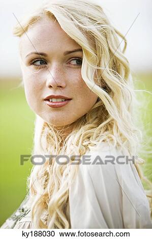 Portrait of a young woman View Large Photo Image Stock Image - Portrait of a young woman. Fotosearch