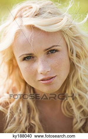 Portrait of a young woman View Large Photo Image Stock Image - Portrait of a young woman. Fotosearch