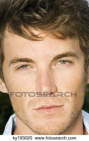 Close-up of a man View Large Photo Image Stock Image - Close-up of a man. Fotosearch