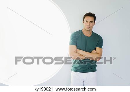 Stock Image - Portrait of a man. Fotosearch