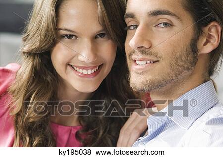 Portrait of a couple View Large Photo Image Stock Photo - Portrait of a couple. Fotosearch