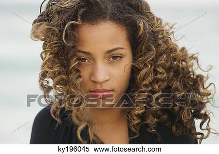 Portrait of a girl thinking View Large Photo Image Stock Photography - Portrait of a girl thinking. Fotosearch